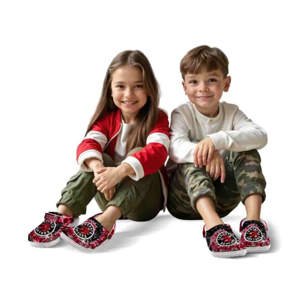 toronto raptors radiant burst effect clog fashion forward