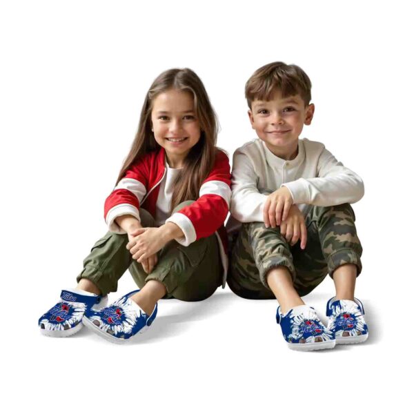 tulsa golden hurricane splatter graphics clog fashion forward