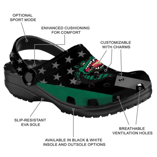 uab blazers stellar stripes theme clog new arrival