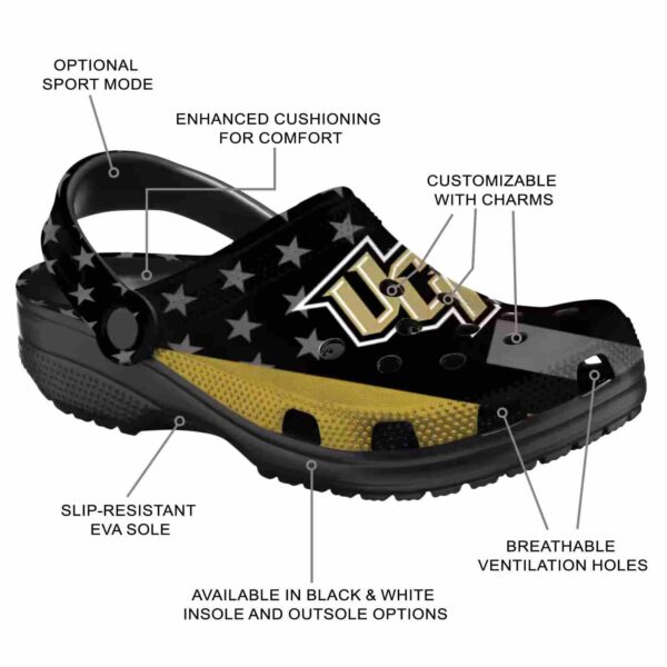 ucf knights stellar stripes theme crocs new arrival