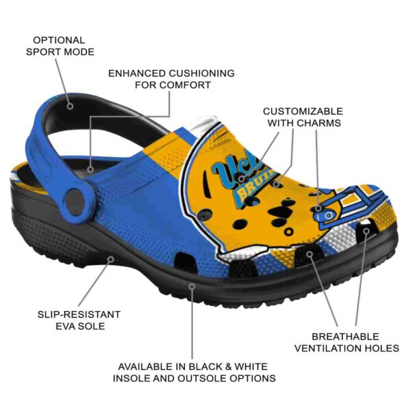 ucla bruins helmet stripes crocs new arrival