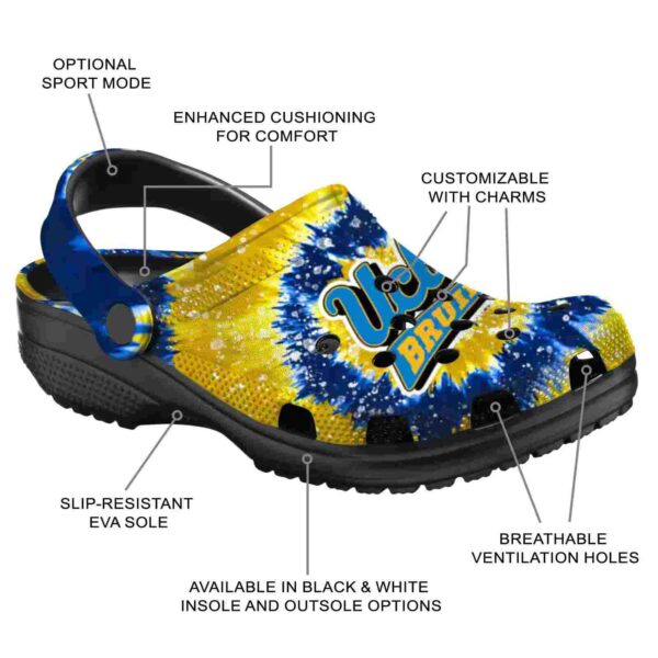 ucla bruins radiant burst effect crocs new arrival