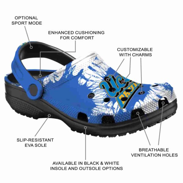 ucla bruins splatter graphics crocs new arrival