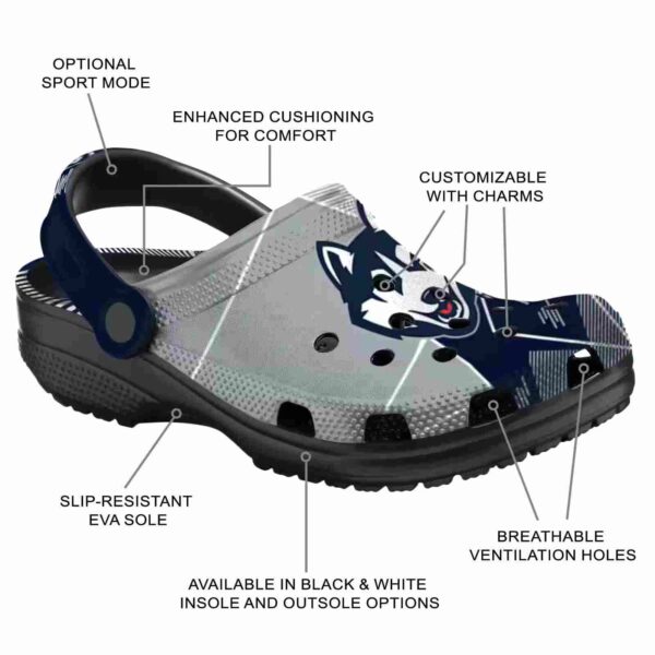 uconn huskies geometric background clog new arrival
