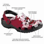 umass minutemen splatter graphics clog best selling