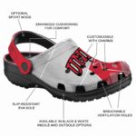 unlv rebels geometric background clog best selling