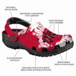 unlv rebels splatter graphics clog best selling