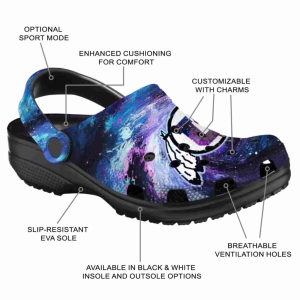 utah utes galaxy swirl crocs new arrival