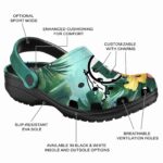 Utah Utes Tropical Vibes Crocs Fashion forward