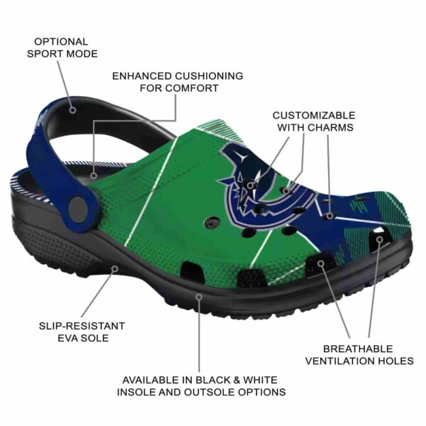 vancouver canucks geometric background clog new arrival