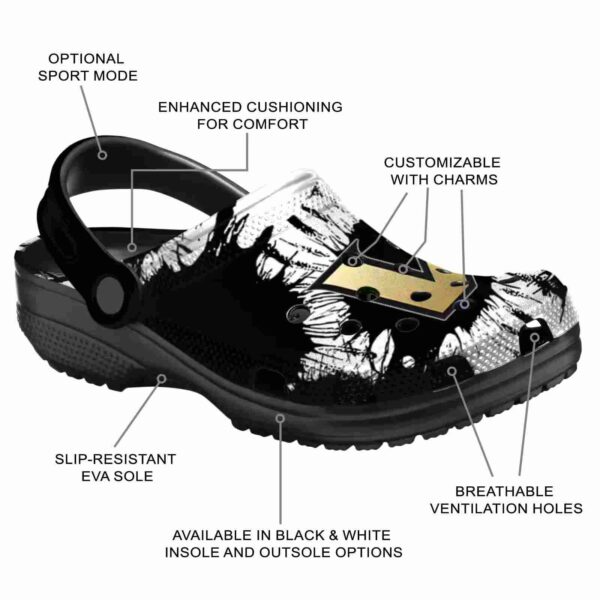 vanderbilt commodores splatter graphics clog new arrival