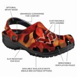 Virginia Tech Hokies Autumn Leaves Crocs Fashion forward