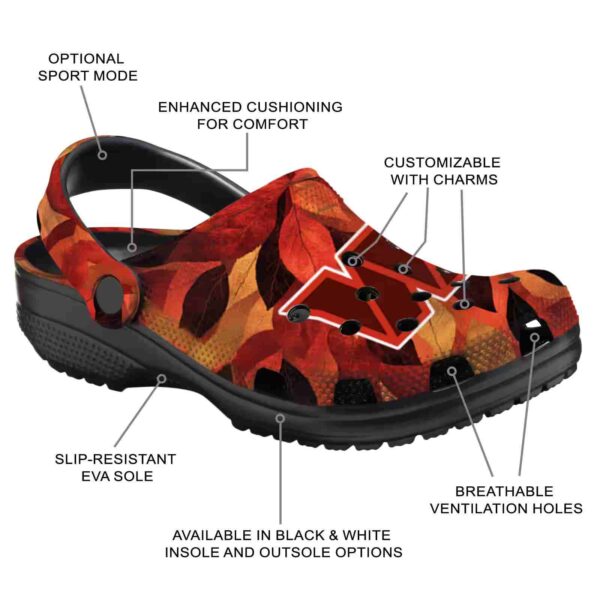 washington commanders autumn leaves crocs new arrival