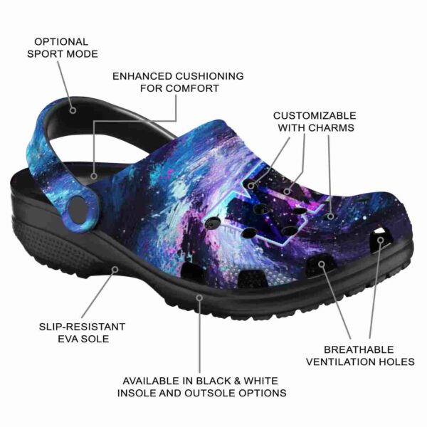 washington commanders galaxy swirl crocs new arrival