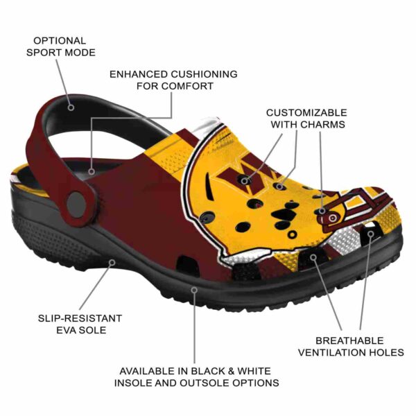washington commanders helmet stripes crocs new arrival