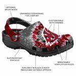 washington state cougars radiant burst effect clog best selling