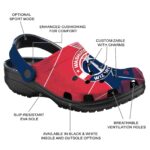 washington wizards geometric background clog best selling