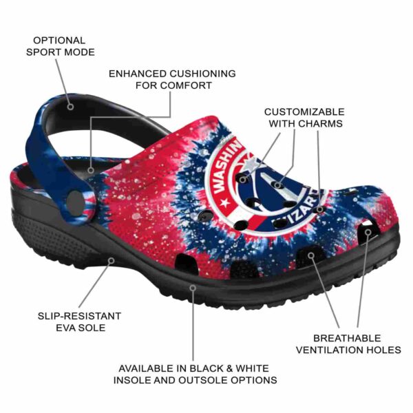 washington wizards radiant burst effect clog new arrival