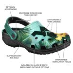 West Virginia Mountaineers Tropical Vibes Crocs Fashion forward