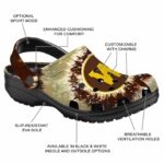western michigan broncos radiant burst effect clog best selling