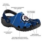 winnipeg jets geometric background clog best selling