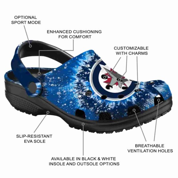 winnipeg jets radiant burst effect clog new arrival