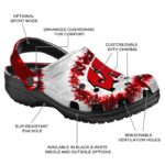 Wisconsin Badgers Radiant Burst Effect Crocs Best selling
