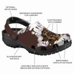 wyoming cowboys splatter graphics clog best selling
