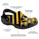 customized missouri tigers star spangled graphic clog best selling