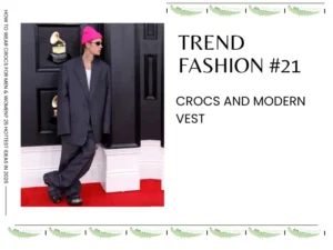 Justin Bieber With Crocs And Modern Vest