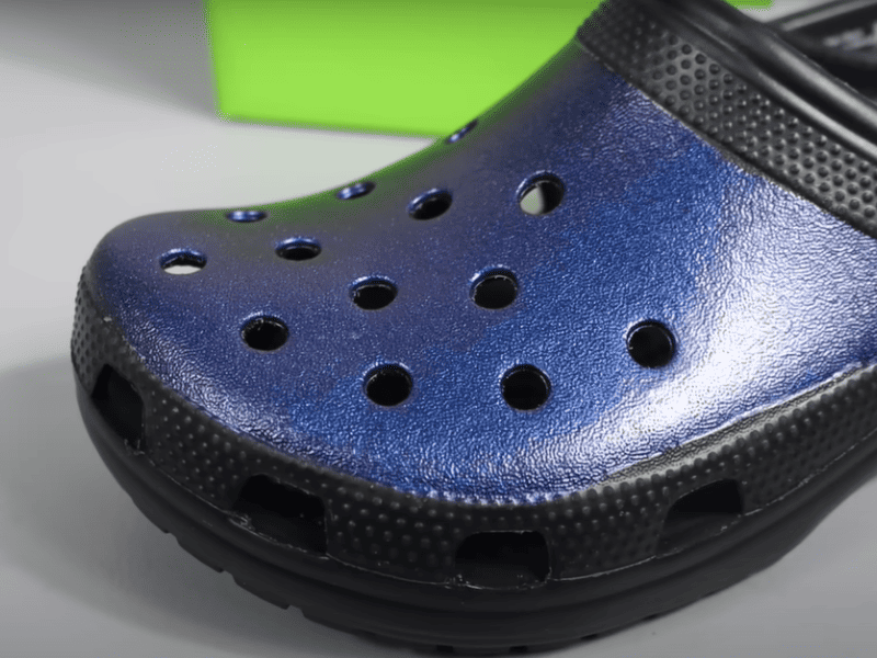 You will see it start shifting from blue to purple and other colors – so cool!