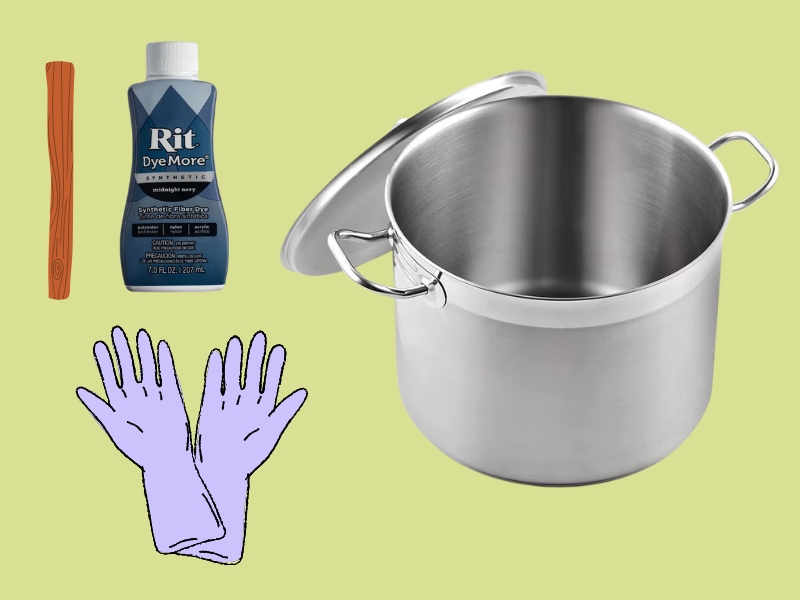 This is seriously the most straightforward method – just mix dye in hot water and dip your crocs. 