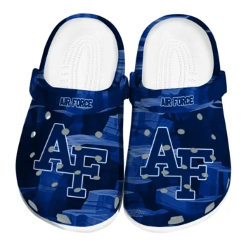 Air Force Falcons Fans Clogs - Canyon Layers Blue