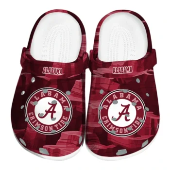 Alabama Crimson Tide Fans Clogs - Canyon Layers Red