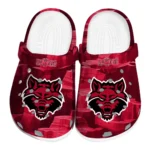 Arkansas State Red Wolves Fans Clogs - Canyon Layers Red 1 Arkansas State Red Wolves Fans Clogs – Canyon Layers Red