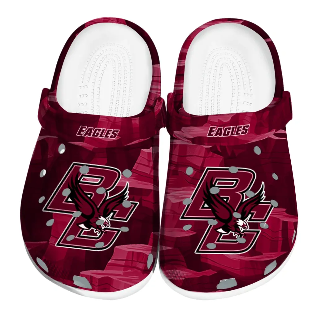 Boston College Eagles Fans Clogs - Canyon Layers Maroon Boston College Eagles Fans Clogs - Canyon Layers Maroon