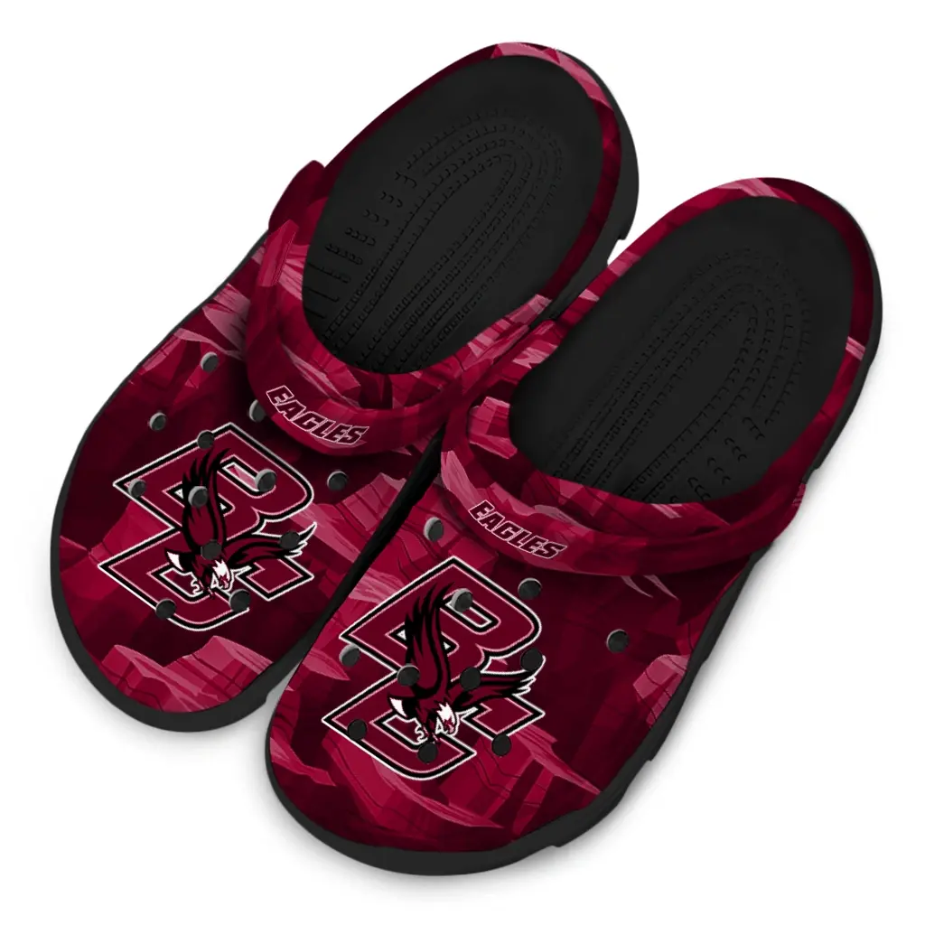 Boston College Eagles Fans Clogs - Canyon Layers Maroon Boston College Eagles Fans Clogs - Canyon Layers Maroon