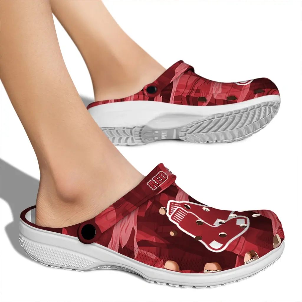 Boston Red Sox Fans Clogs - Canyon Layers Red Boston Red Sox Fans Clogs - Canyon Layers Red