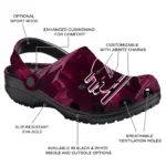Central Michigan Chippewas Fans Clogs – Canyon Layers Maroon