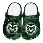Colorado State Rams Fans Clogs - Canyon Layers Green 1 Colorado State Rams Fans Clogs – Canyon Layers Green