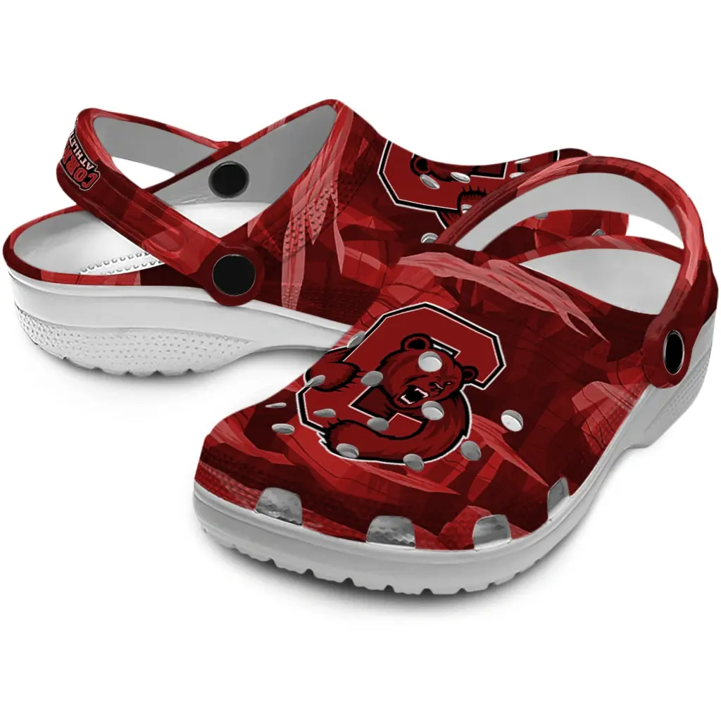 Cornell Big Red Fans Clogs - Canyon Layers Red Cornell Big Red Fans Clogs - Canyon Layers Red