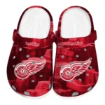 Detroit Red Wings Fans Clogs – Canyon Layers Red