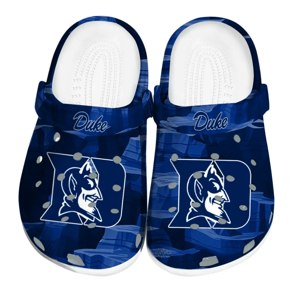 Duke Blue Devils Fans Clogs - Canyon Layers Blue Duke Blue Devils Fans Clogs - Canyon Layers Blue