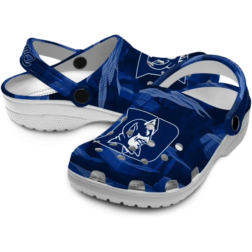 Duke Blue Devils Fans Clogs - Canyon Layers Blue Duke Blue Devils Fans Clogs - Canyon Layers Blue