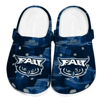 Florida Atlantic Owls Fans Clogs - Canyon Layers Blue