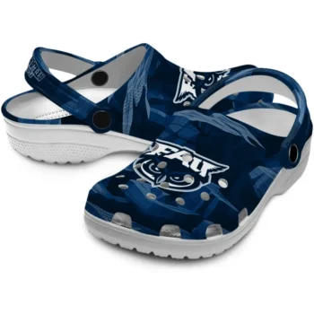 Florida Atlantic Owls Fans Clogs - Canyon Layers Blue