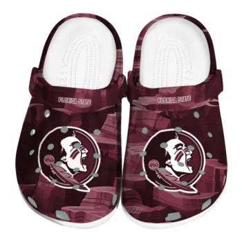 Florida State Seminoles Fans Clogs - Canyon Layers Maroon
