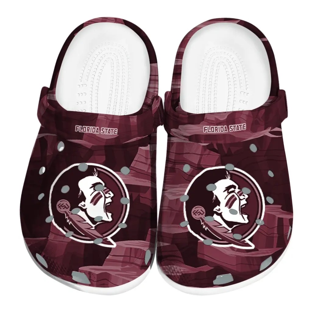 Florida State Seminoles Fans Clogs - Canyon Layers Maroon Florida State Seminoles Fans Clogs - Canyon Layers Maroon