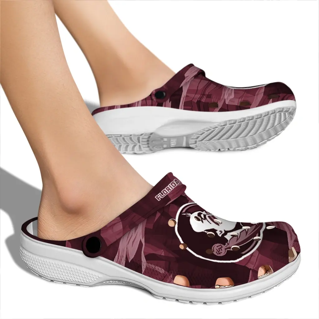 Florida State Seminoles Fans Clogs - Canyon Layers Maroon Florida State Seminoles Fans Clogs - Canyon Layers Maroon
