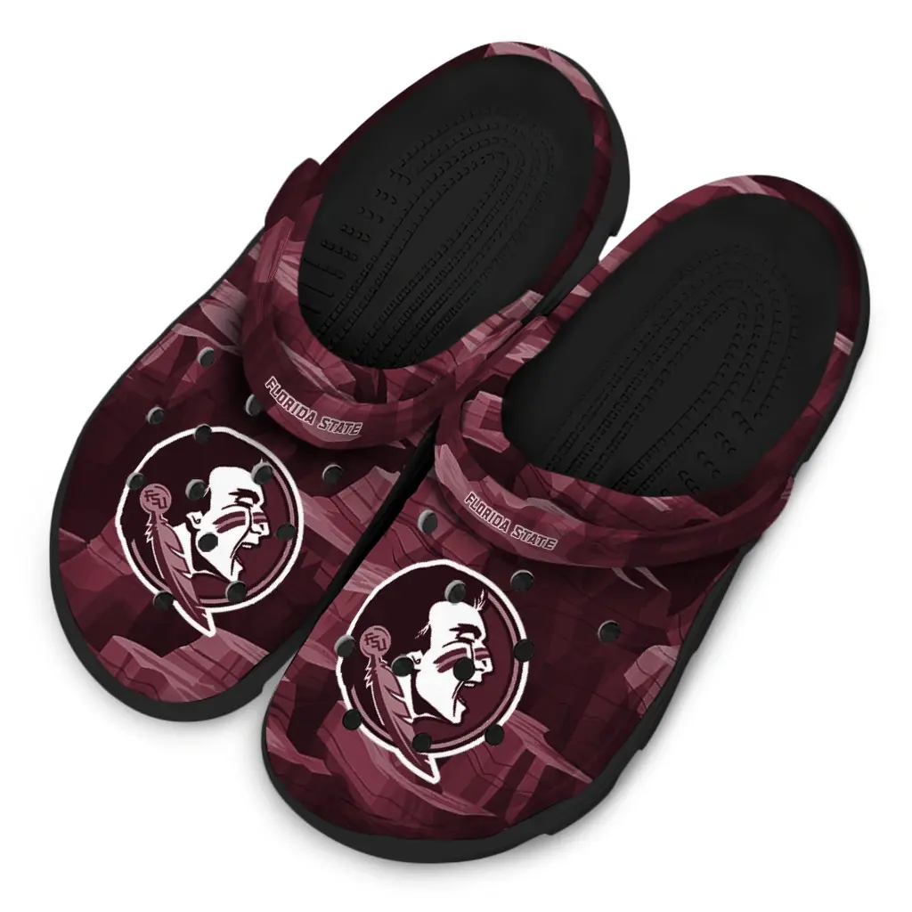 Florida State Seminoles Fans Clogs - Canyon Layers Maroon Florida State Seminoles Fans Clogs - Canyon Layers Maroon